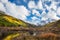 Colorful Colorado mountain in fall