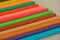 Colorful colouring pens selective focus