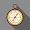 Colorful Compass Icon.