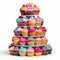 Colorful Confectionary Cascade: Cupcake Tower of Ultimate Euphoria