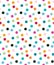 Colorful confetti seamless pattern