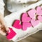 Colorful Cookie Hearts Shape Decorative Love Smitten Valentine