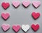 Colorful Cookie Hearts Shape Decorative Love Smitten Valentine D