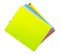 Colorful copybooks, top view