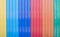 Colorful corrugated metal sheet as background