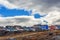 Colorful cottages in the suburb of Nuuk city