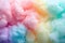 Colorful cotton candy. Generative AI
