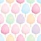 Colorful cotton candy pattern