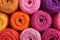 Colorful cotton threads on spools for sewing and embroidery projects, ideal for craftwork