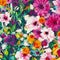 Colorful Country Cottage Floral Art