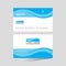 colorful creative vector business card design
