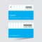 colorful creative vector business card design