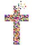 Colorful cross