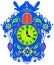 Colorful cuckoo clock