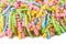 Colorful Curly Party Ribbon Background