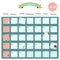 Colorful cute July 2018 calendar with cat,balloon,van