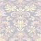 Colorful damask seamless floral pattern background