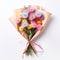 Colorful Dandelion Bouquet: Larme Kei Style With Subtle Color Gradations