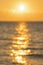 Colorful dawn over the sea, Sunset. Beautiful magic sunset over the sea. blurry. vertical photo. blurry