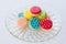 Colorful decorated cookies