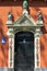 Colorful and decorative entrance to Saint Mary Church