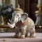 Colorful decorative porcelain elephant toy