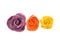 Colorful decorative roses