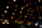 Colorful Defocus Abstract bokeh light effects on the night black background texture