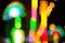 Colorful defocused color lights bokeh background, Chrismas light