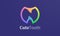 Colorful dental Clinic logo abstract template
