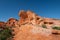 Colorful desert landscape in valley of fire