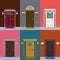 Colorful Detailed Entry Doors Collection