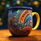 Colorful And Detailed Mug With Realistic Designs