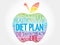 Colorful Diet Plan apple