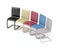 Colorful dining chairs