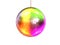 Colorful disco balls