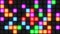 Colorful Disco nightclub dance floor wall glowing light grid background vj loop