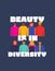 Colorful Diversity and Inclusiveness Advocacy and Cause T-Shirt