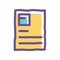 Colorful Document Doodle Icon