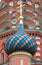 Colorful dome in St. Basil Cathedral