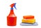 Colorful domestic objects for cleaning