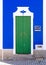 Colorful Door in Mertola, Portugal. Colors of Portugal Series