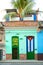 Colorful doors in Havana in CUba