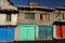 Colorful doors at Kargil, Ladakh, India