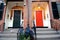 Colorful doorways in Boston