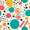 Colorful Dots: A Playful Pop Art Pattern With Minimalist Touch