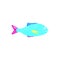 colorful drawing fish decorative vector illustration