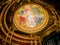 The colorful drawing roof of the Auditorium in the famous Palais Garnier