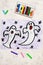 Colorful drawing: Two Scary White Ghosts. Halloween
