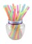 Colorful drink straw tubs